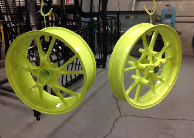 Yellow wheels