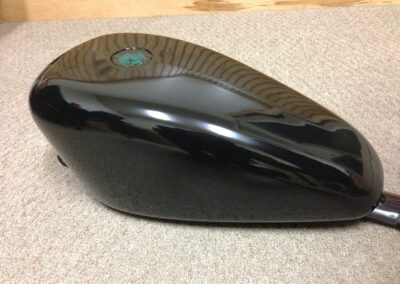 Black gas tank